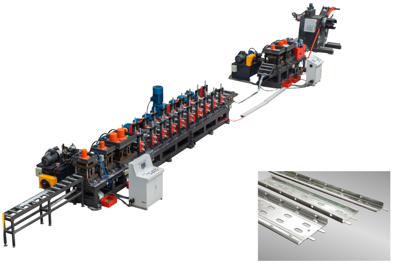 梯邊機(jī)冷彎生產(chǎn)線